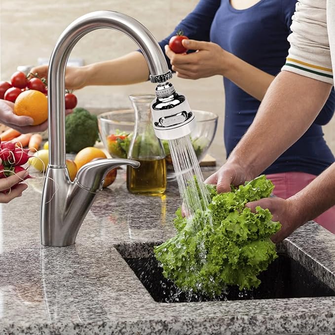 🚰360° Rotatable Faucet Extender – Splash-Proof, Water-Saving & Easy Cleaning!