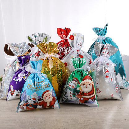 🎅Christmas Drawstring Gift Bags – Easy, 🎁Festive & Reusable!