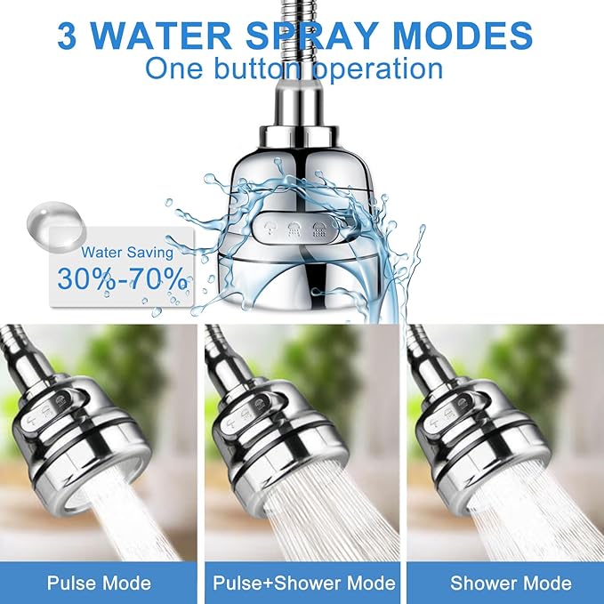 🚰360° Rotatable Faucet Extender – Splash-Proof, Water-Saving & Easy Cleaning!