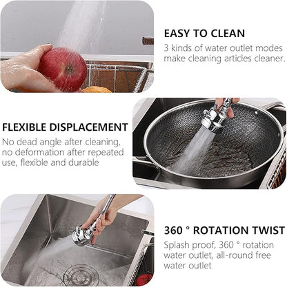 🚰360° Rotatable Faucet Extender – Splash-Proof, Water-Saving & Easy Cleaning!