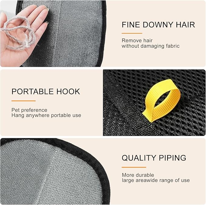 Electrostatic Pet Hair Remover Gloves — Upgraded Fur Removal for Cats & Dogs