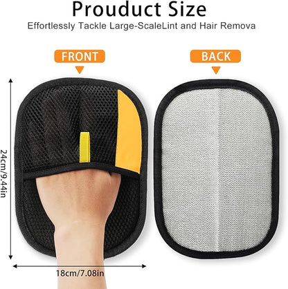 Electrostatic Pet Hair Remover Gloves — Upgraded Fur Removal for Cats & Dogs