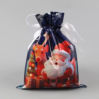 🎅Christmas Drawstring Gift Bags – Easy, 🎁Festive & Reusable!